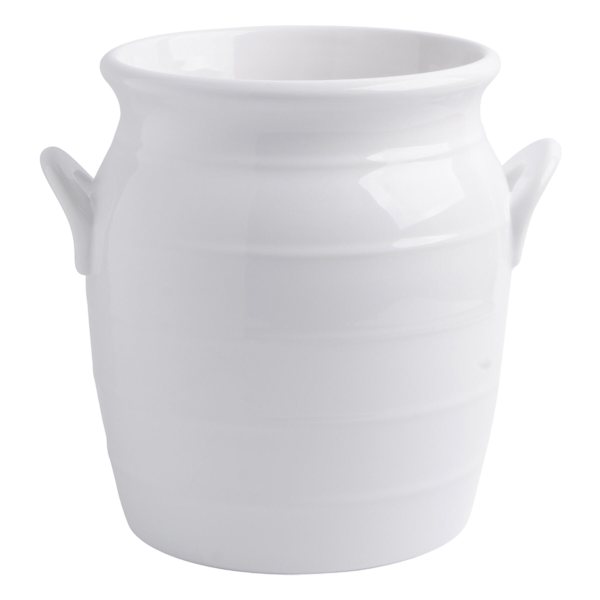 at home White Utensil Crock 8.5"