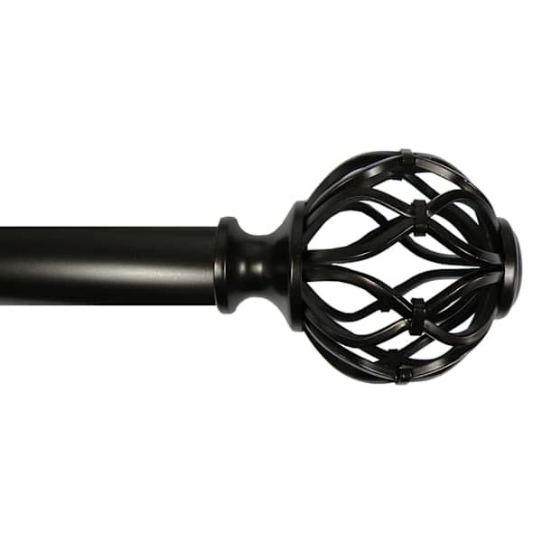 at home Winslow 1" Bronze Cage Curtain Rod 18-36"