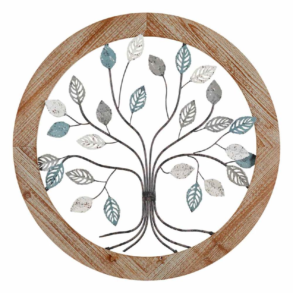 At Home Wood & Metal Tree Wall Art 34"