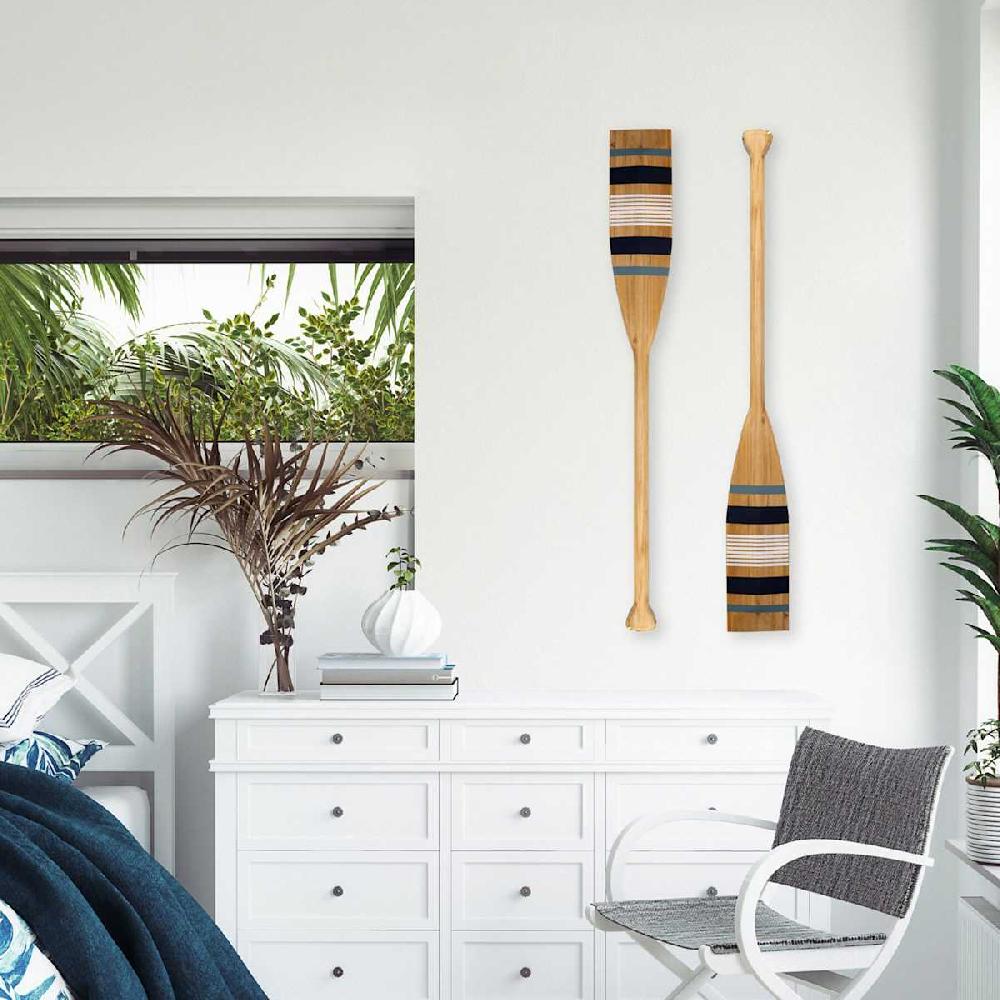 At Home Wooden Oar Wall Decor 6x47