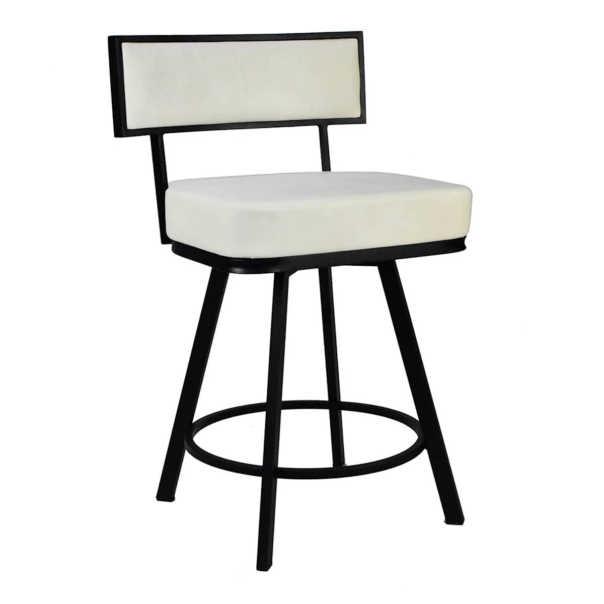 At Home Zack Counter Stool Ivory