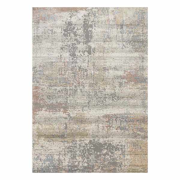 at home (B606) Villa Abstract Distressed Ivory & Grey Area Rug 8x10