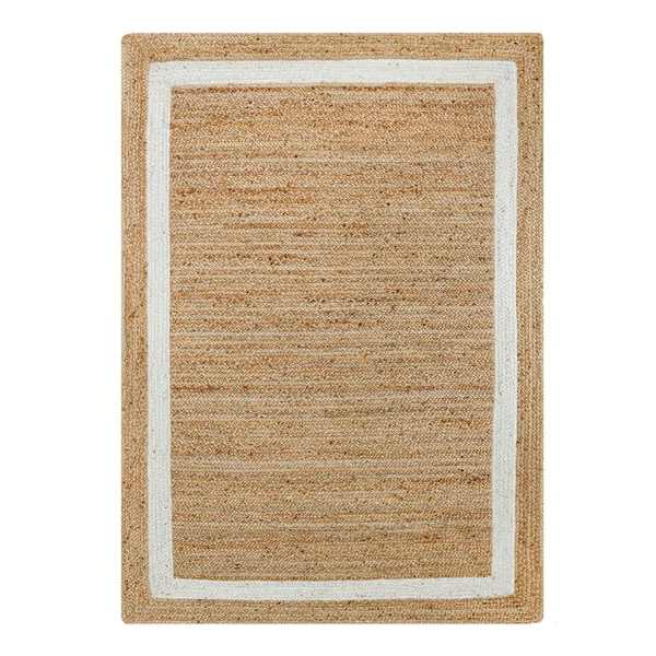 at home (B728) Providence Kinsey Natural Border Area Rug 5x7