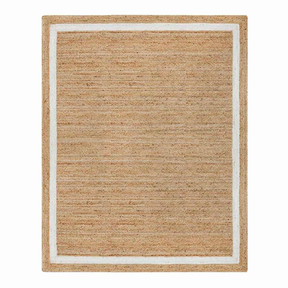 At Home (B728) Providence Kinsey Natural Border Area Rug 8x10