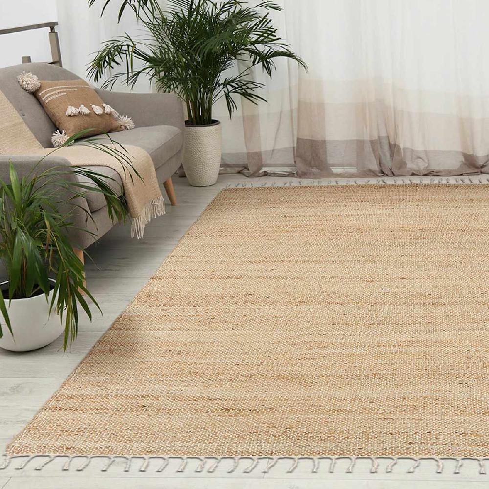 At Home (B825) Honeybloom Lawrence Jute Fringe Area Rug 8x10
