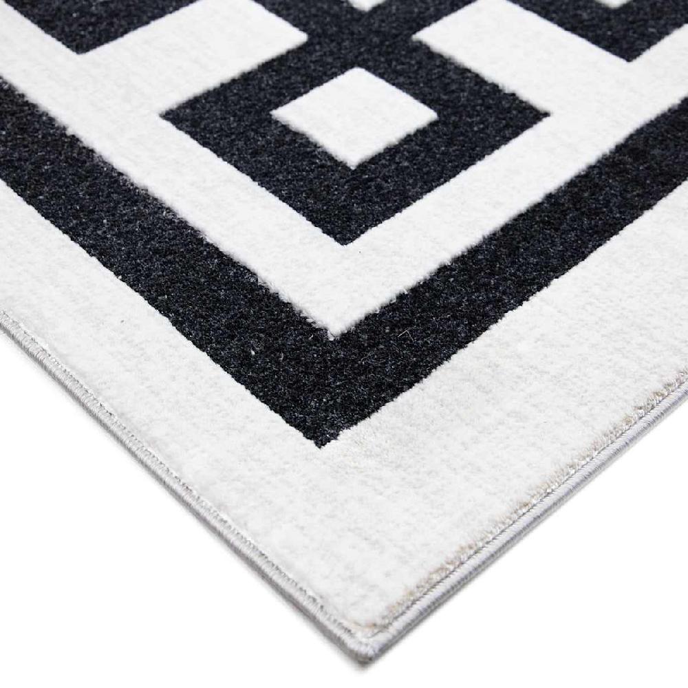 At Home (B838) Providence Verona Ivory Key Border Area Rug 8x10