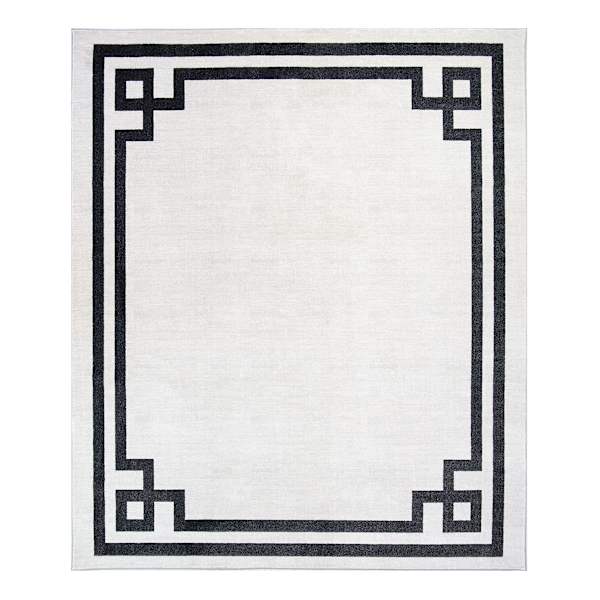 at home (B838) Providence Verona Ivory Key Border Area Rug 8x10