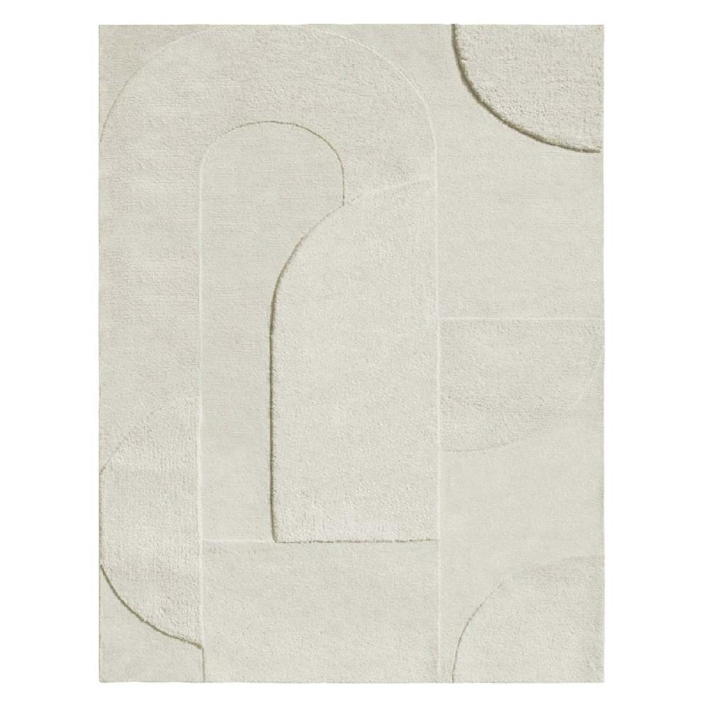 At Home (B884) Crosby St. Ivory High-Low Area Rug 8x10