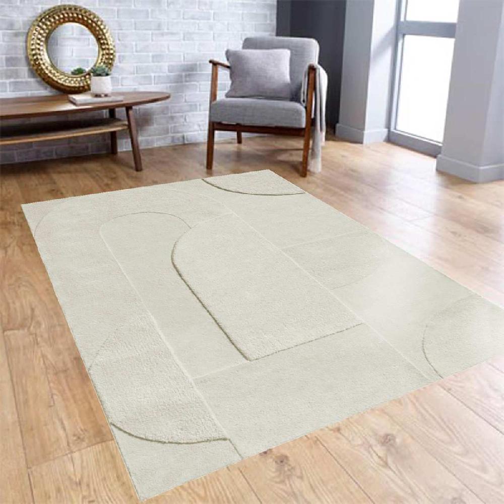 At Home (B884) Crosby St. Ivory High-Low Area Rug 8x10