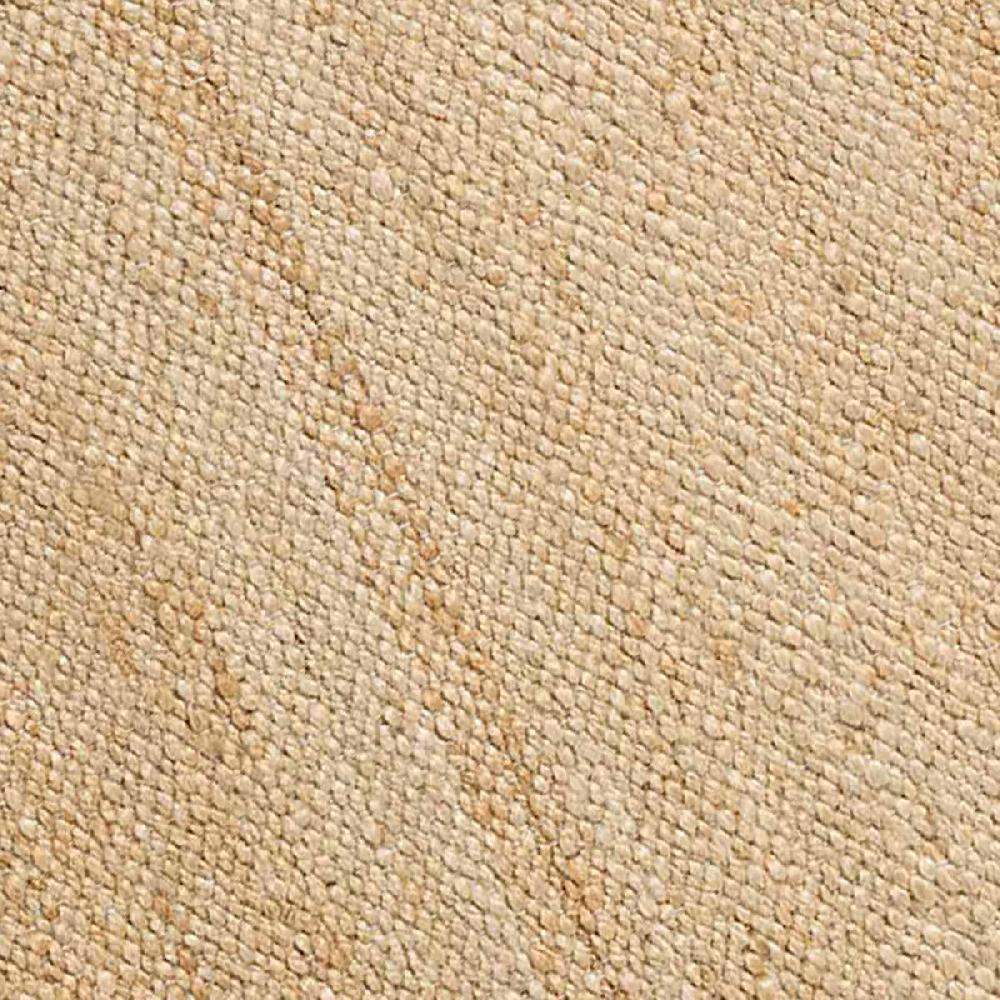 At Home (B891) Juniper Jute With Scalloped Black Trim Area Runner 2x7