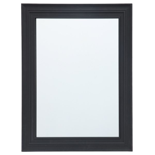 at home Becky Black Framed Rectangle Wall Mirror 22x28