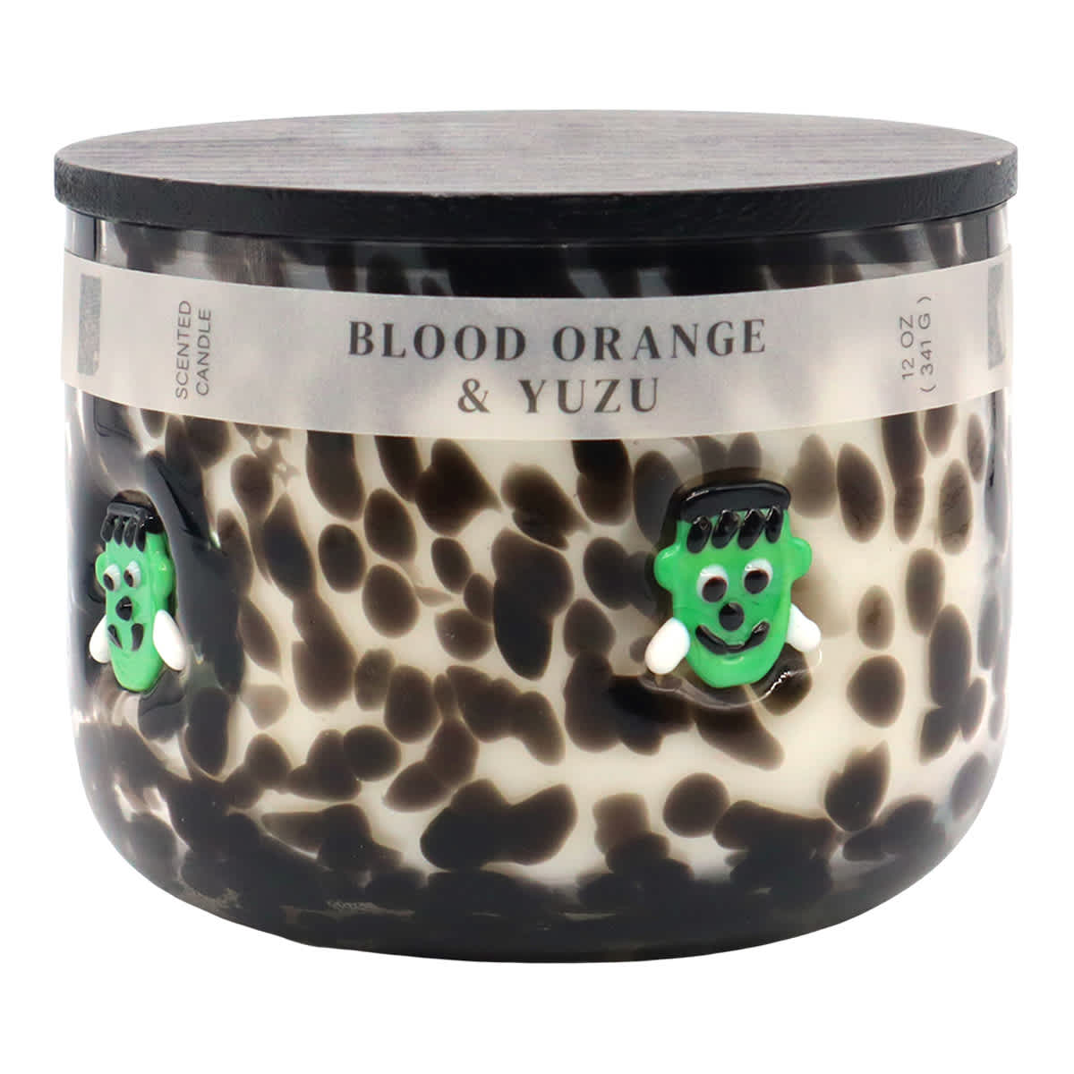 At Home Blood Orange & Yuzu Scented Monster Icon Jar Candle 12oz