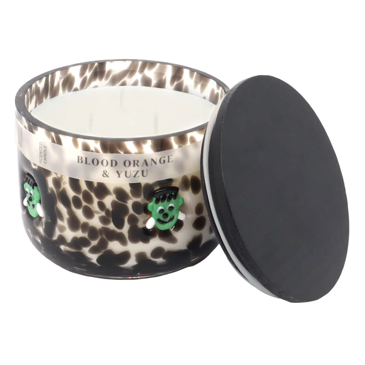 At Home Blood Orange & Yuzu Scented Monster Icon Jar Candle 12oz