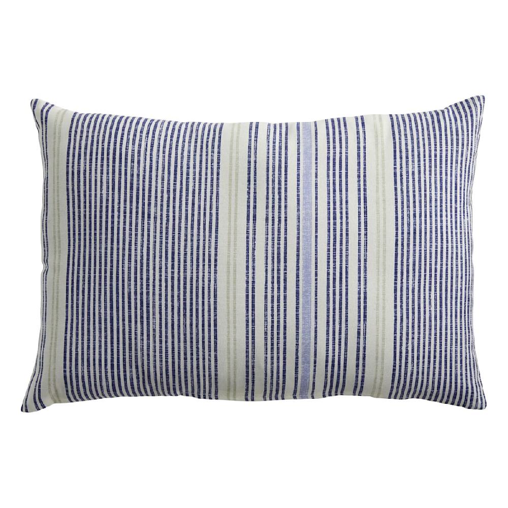 At Home Calisto Pin Stripe Lumbar Outdoor Throw Pillow 14x20