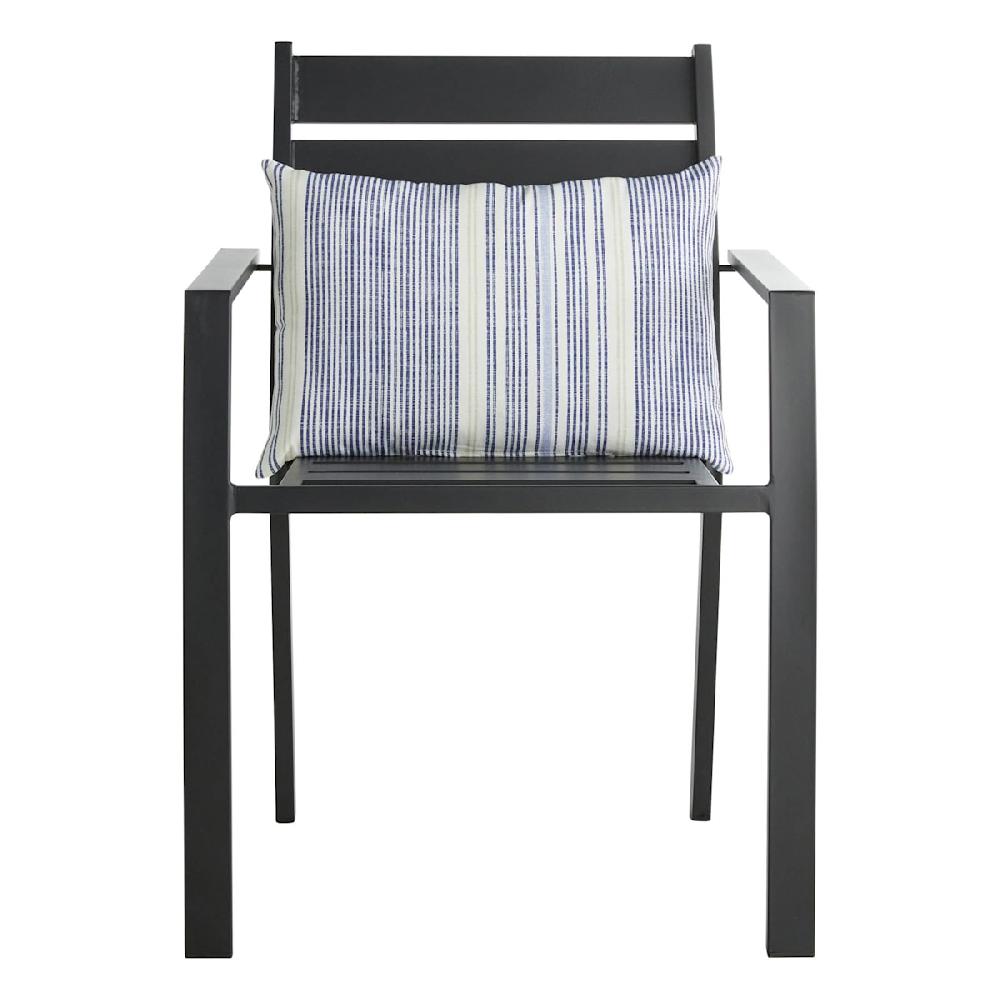 At Home Calisto Pin Stripe Lumbar Outdoor Throw Pillow 14x20