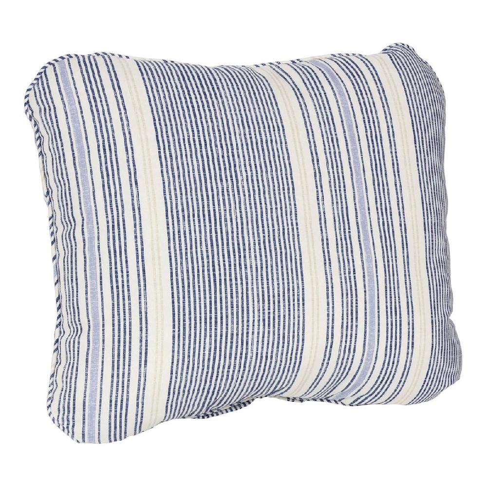 At Home Calisto Pinstripe Outdoor Corded Back Cushion