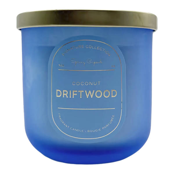 at home Coconut Driftwood Scented Jar Candle 12.5oz