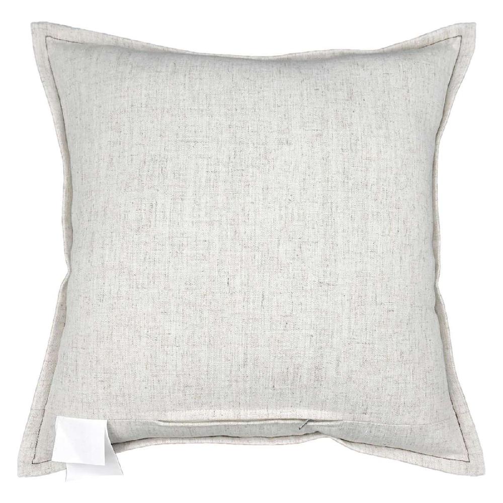 At Home Crosby St. Brown Faux Leather Throw Pillow 18"