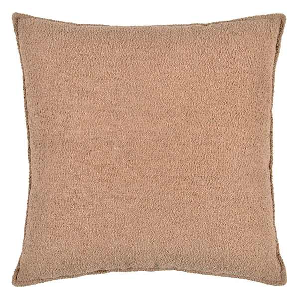 at home Crosby St. Brown Soft Textured Boucle Throw Pillow 24"