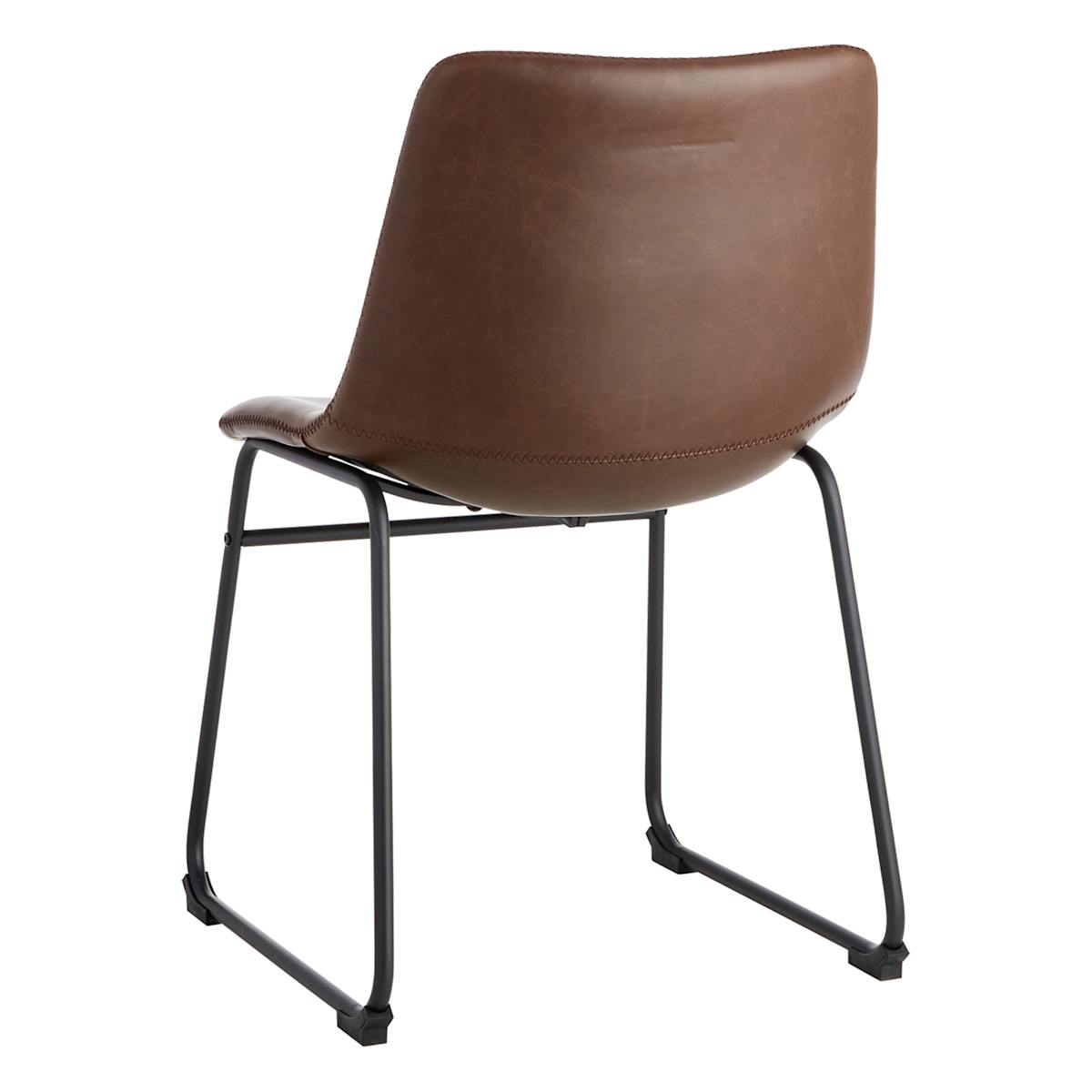 At Home Crosby St. Drake Faux Leather Dining Chair Espresso Brown