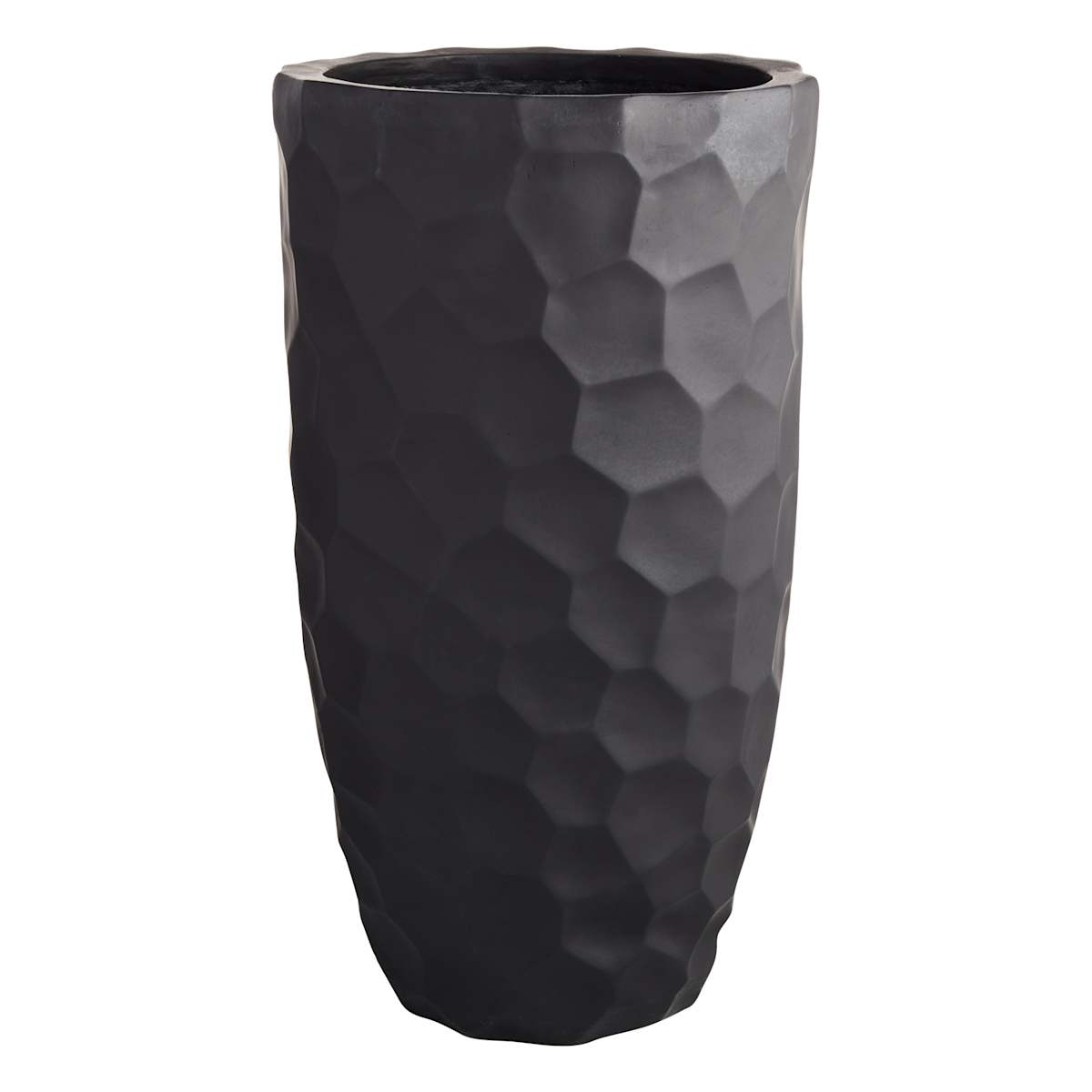 At Home Crosby St. Elena Black Outdoor Planter Large