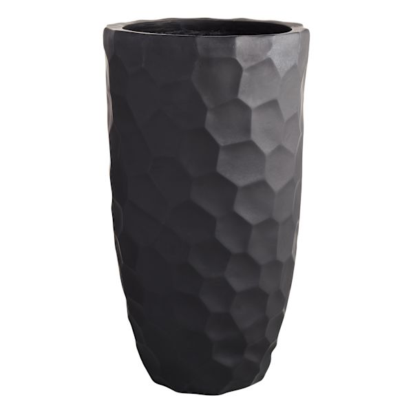 at home Crosby St. Elena Black Outdoor Planter Large