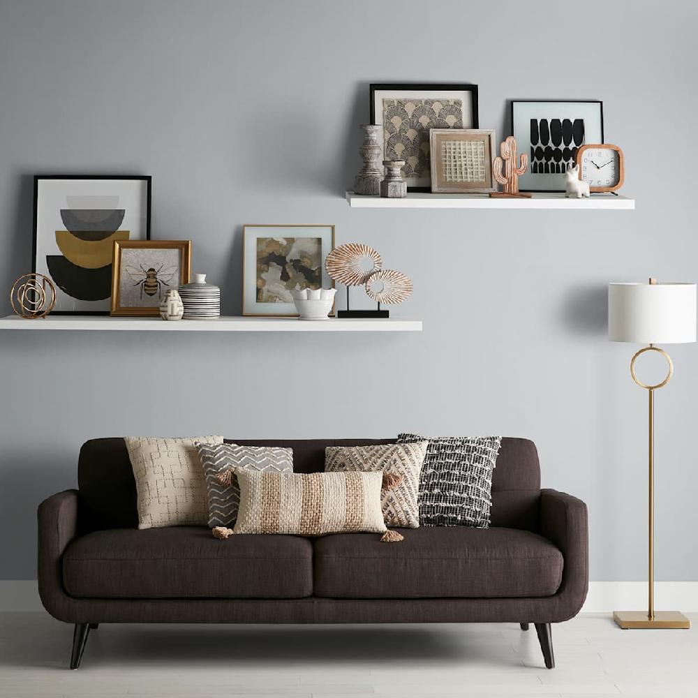 At Home Crosby St. Glass Framed Gold & Black Abstract Wall Art 21x25