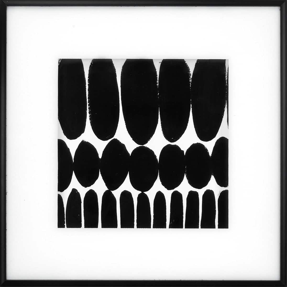 At Home Crosby St. Glass Framed Simply Elegant Wall Art 16"