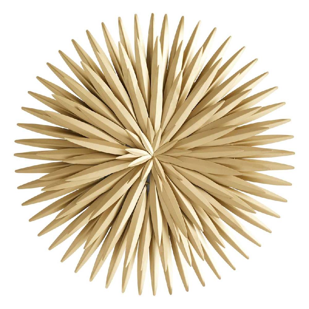 At Home Crosby St. Gold Metal Starburst Wall Decor 25"