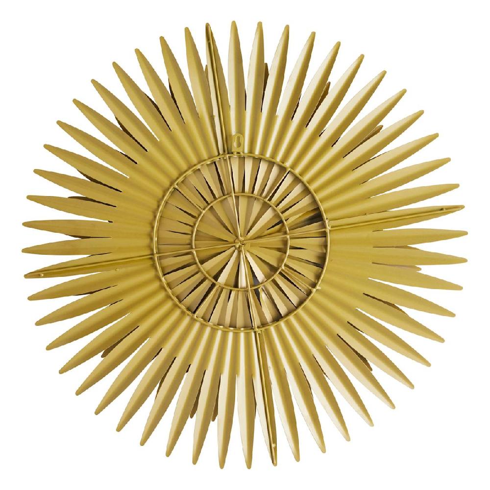 At Home Crosby St. Gold Metal Starburst Wall Decor 25"