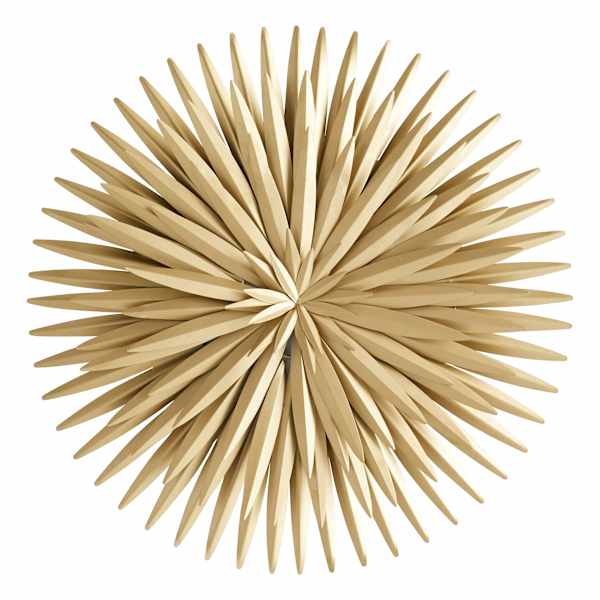 at home Crosby St. Gold Metal Starburst Wall Decor 25"