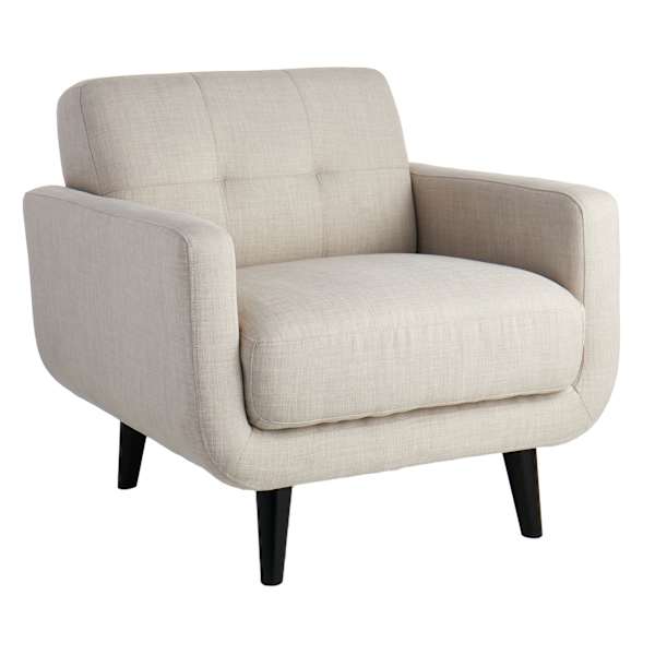at home Crosby St. Hadley Tufted Back Accent Chair Taupe