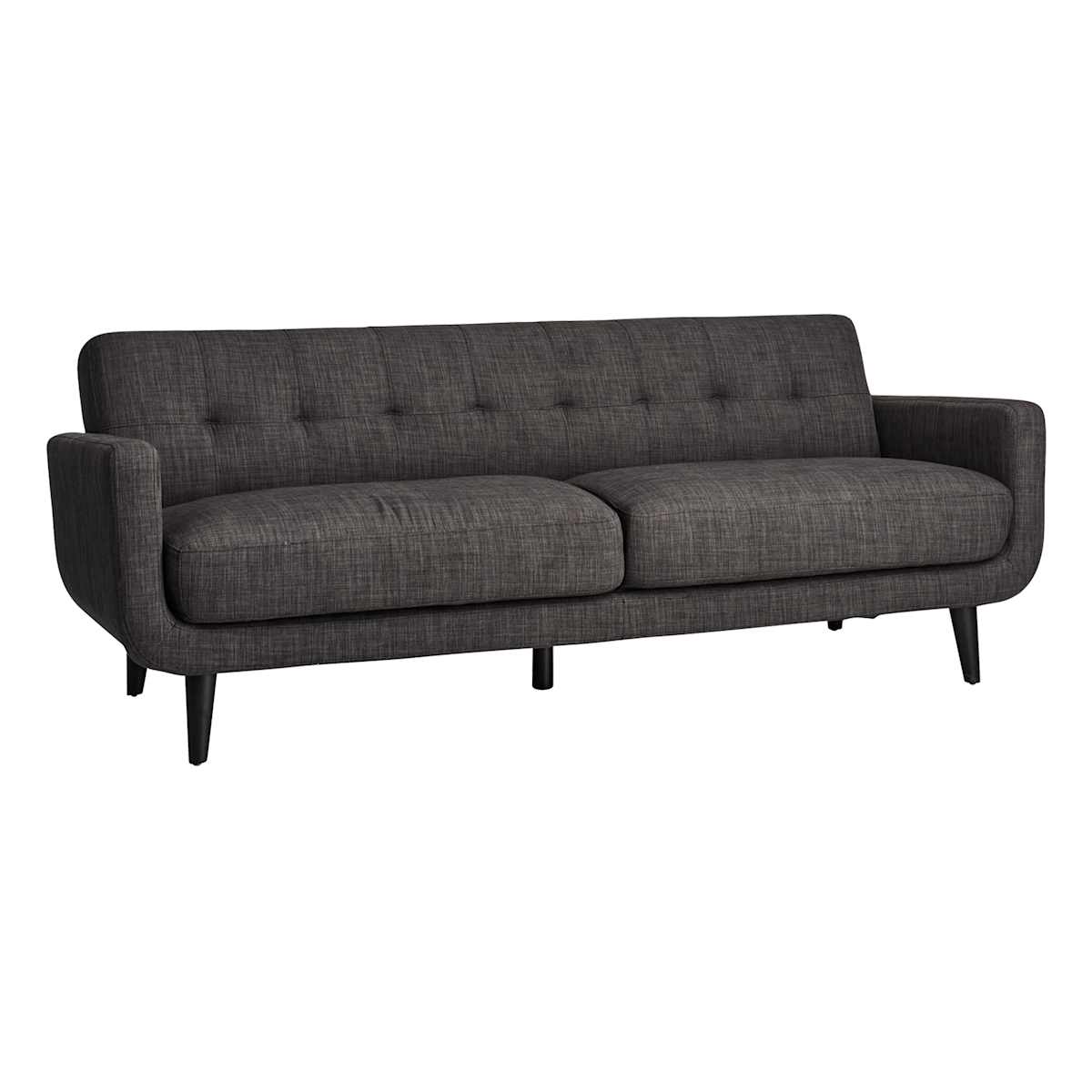 At Home Crosby St. Hadley Tufted Back Sofa Charcoal Grey