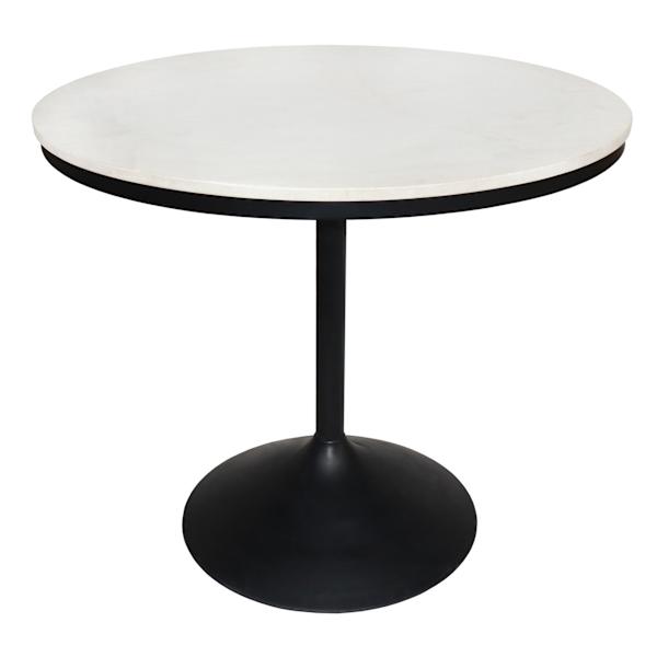 at home Crosby St. Mariana Marble Bistro Table Black