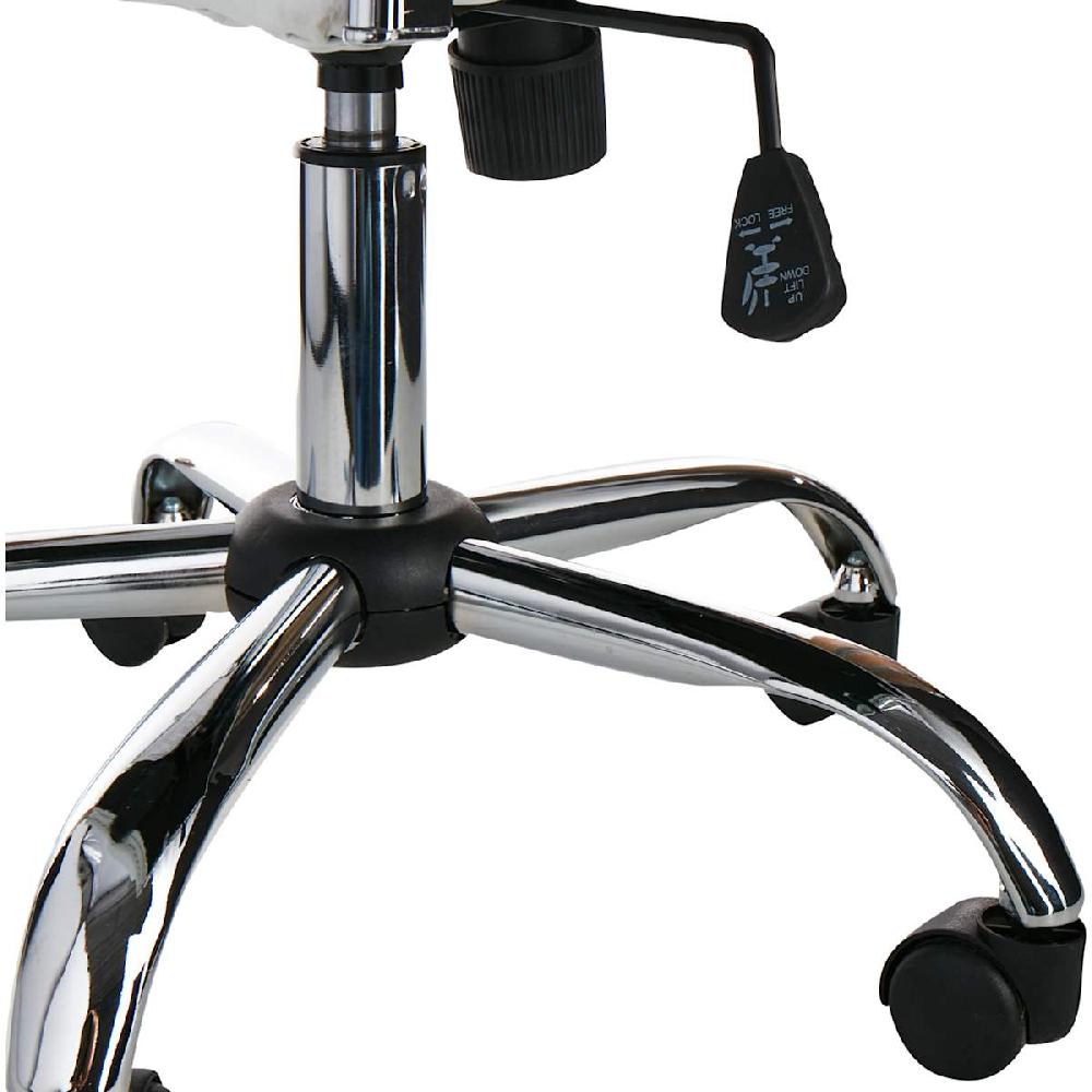 At Home Crosby St. Maxwell Adjustable Faux Leather Office Chair White