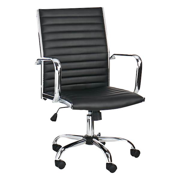 at home Crosby St. Maxwell Adjustable Faux Leather Office Chair Black