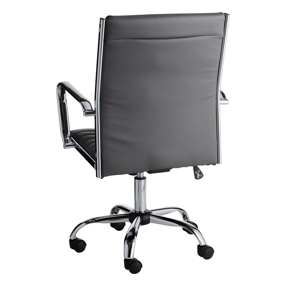 At Home Crosby St. Maxwell Adjustable Faux Leather Office Chair Grey
