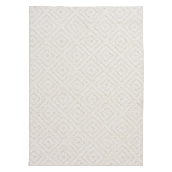 at home (D456) Ronin Ivory Tufted Non-Slip Area Rug 8x10