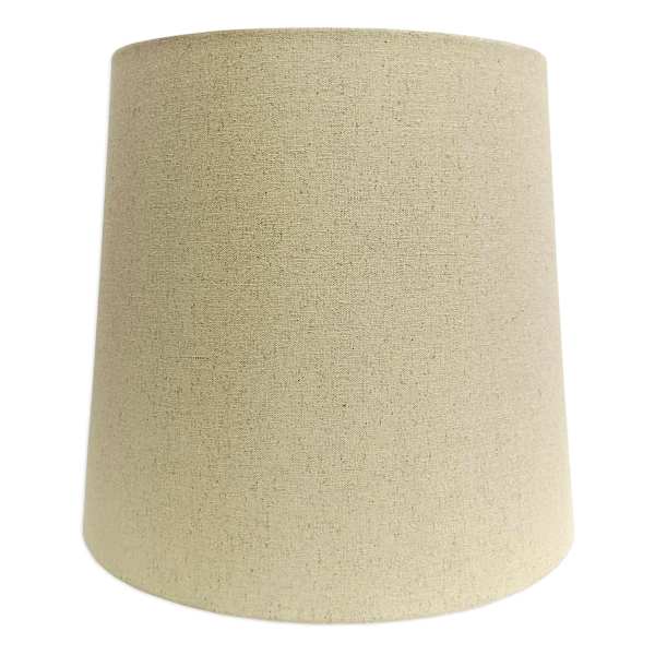 at home Dark Tan Tapered Drum Large Table Lamp Shade 13x15x14