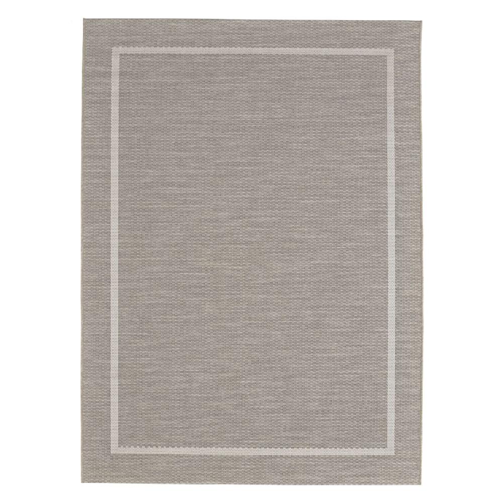 At Home (E198) Honeybloom Prisma Ivory Border Indoor & Outdoor Area Rug 8x10