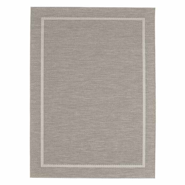 at home (E198) Honeybloom Prisma Ivory Border Indoor & Outdoor Area Rug 8x10
