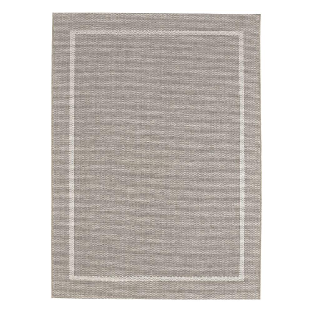 At Home (E198) Prisma Ivory Border Indoor & Outdoor Accent Rug 3x5