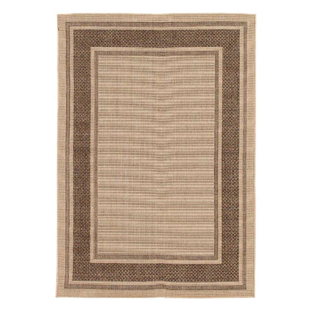 At Home (E212) Santorini Cayden Natural Woven Indoor & Outdoor Accent Rug 3x5