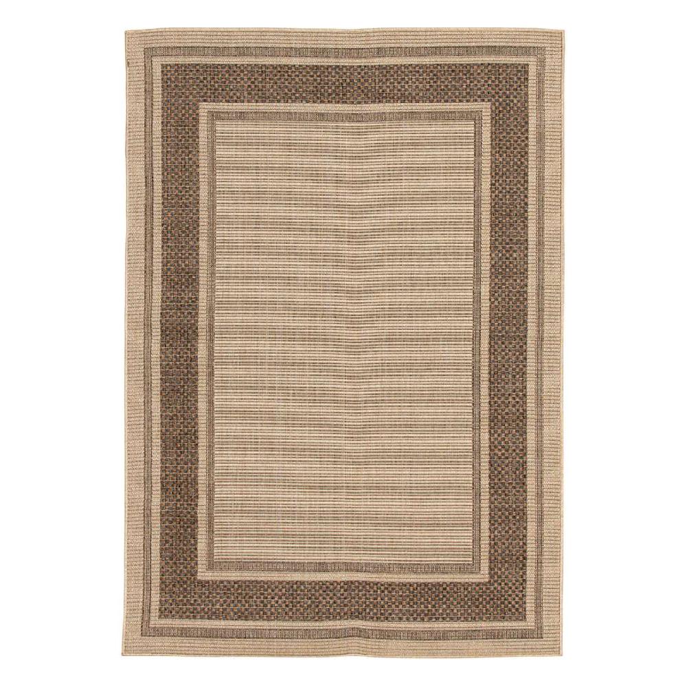 At Home (E212) Santorini Cayden Natural Woven Indoor & Outdoor Area Rug 5x7