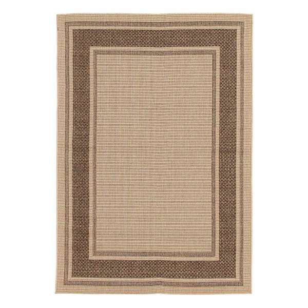 at home (E212) Santorini Cayden Natural Woven Indoor & Outdoor Accent Rug 3x5