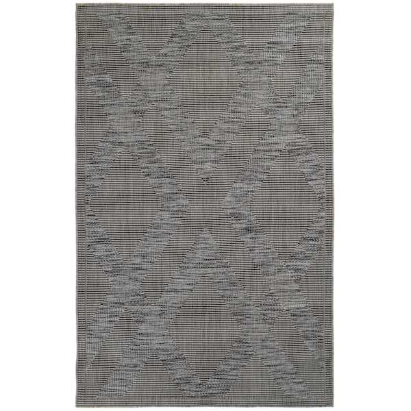 at home (E219) Grey Diamond Design Indoor & Outdoor Area Rug 7x10