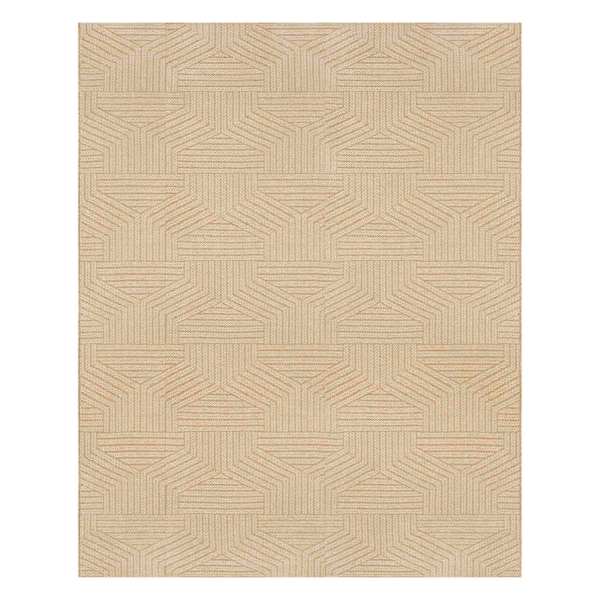 at home (E457) Ruby Natural Flatweave Outdoor Area Rug 8x10