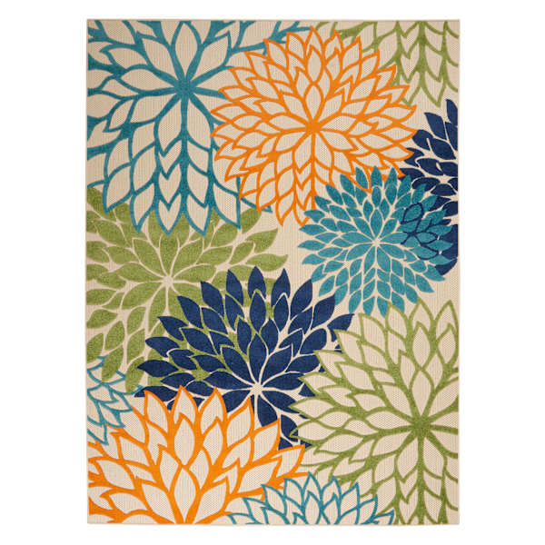 at home (E520) Multicolor Aloha Floral Outdoor Area Rug 5x8