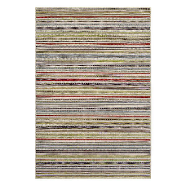 at home (E531) Magic Multicolor Striped Outdoor Accent Rug 3x5