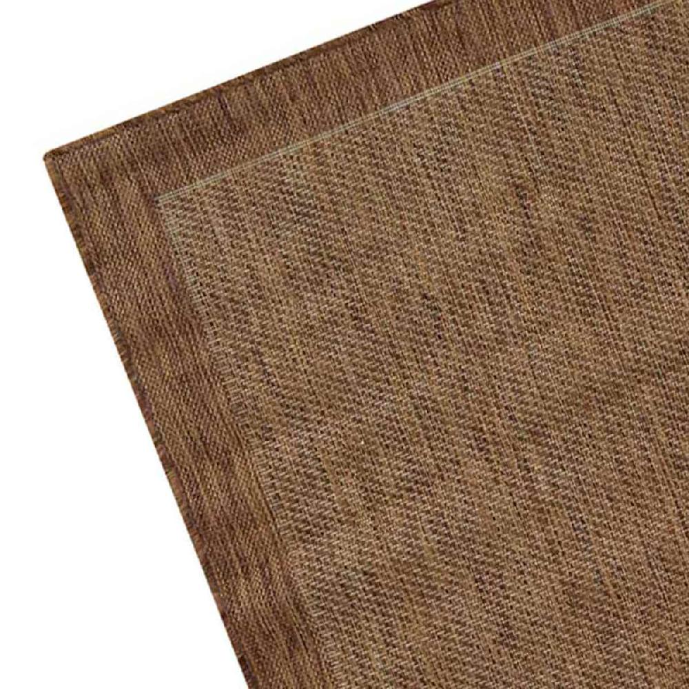 At Home (E54) Light Brown Border Sisal Indoor & Outdoor Area Rug 5x7